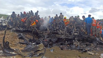 सौर्य एयरलाइन्सको विमान दुर्घटनामा १८ जनाको मृत्यु