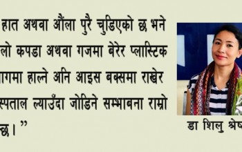 'हातको चोटपटक बेवास्ता नगरौं' ह्याण्ड सर्जन डा. सिलु श्रेष्ठ