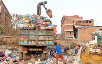 काठमाडौंको फोहोर एक हप्ता नउठ्ने