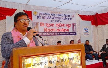 नेपाल क्यान्सर अस्पतालका कार्यकारी अध्यक्ष डा.श्रेष्ठ सम्मानित