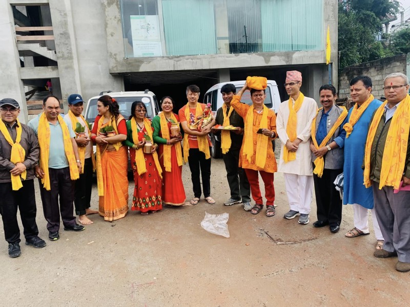 पुरोषोत्तम मास महोत्सवको अवसरमा चन्द्रागिरी नगरपालिका नयाँ नैकापमा सप्ताह ज्ञान महायज्ञ सुरु