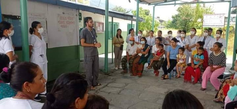 डेंगु नियन्त्रणका लागि बिरामी र कुरुवालाई अस्पतालमै अभिमुखीकरण