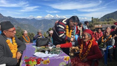 ज्येष्ठ नागरिकको घरमै उपचार : गाउँमा विशेषज्ञ स्वास्थ्य शिविर